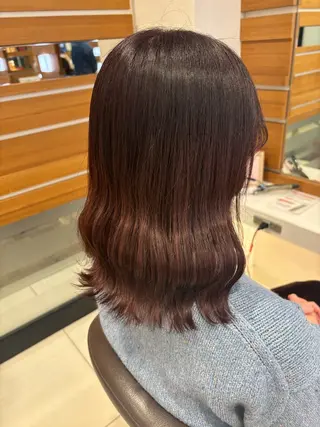 ミディアム カラー 🫧【ちゅるんカラ ー】あいみ🫧のヘアスタイル