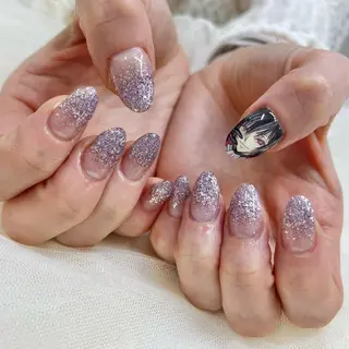 ミディアム 池袋痛ネイル Nok. 渡辺のネイルデザイン