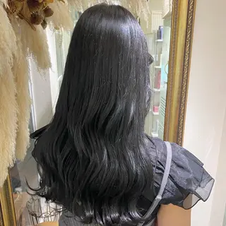 ロング カラー 透明感カラー/韓国 ヘア🩶yuri🩵のヘアスタイル
