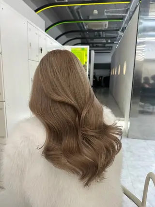 カラー 透明感ベージュ🎀 Anju/渋谷🎀のヘアスタイル