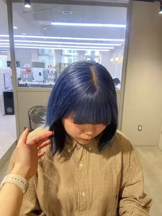 ショート カラー ヘアアレンジ Over hair_ misakiのヘアスタイル
