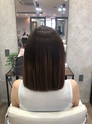ミディアム 飛田 由貴のヘアスタイル