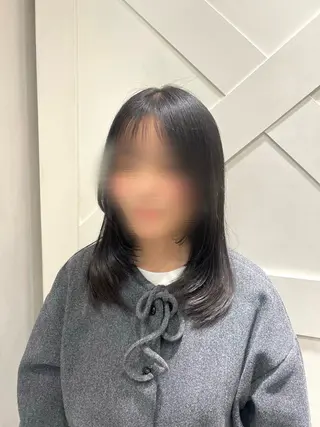 ミディアム 髪質改善🫧艶カラー ✨エクステ🎀しゅりのヘアスタイル