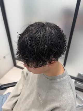 パーマ メンズ ✅曲がる縮毛矯正・ メンズ縮毛/森隆之介のヘアスタイル