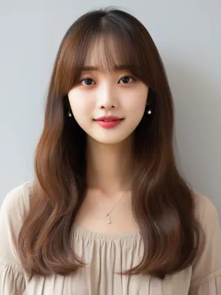 セミロング カラー 表参道/さあ や/大人ナチュラルのヘアスタイル