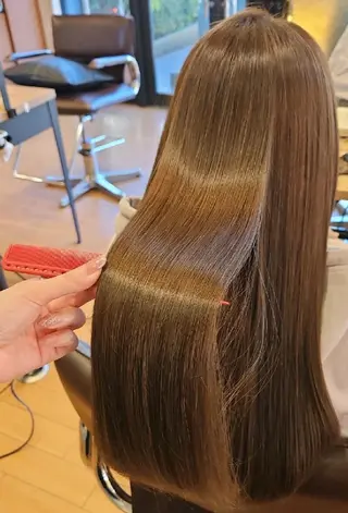 ロング 髪質改善/白髪ぼかし SHIONのヘアスタイル