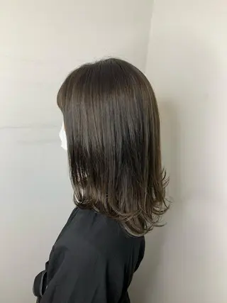 ミディアム カラー カラー特化美容師 💎EIKI💎のヘアスタイル