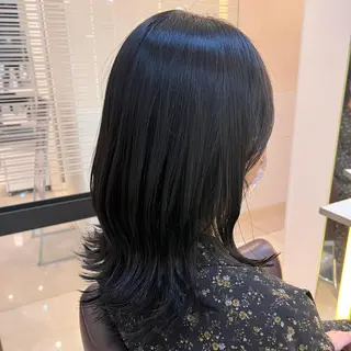ミディアム カラー 🌺まなみ/ うる艶カラー🌺のヘアスタイル