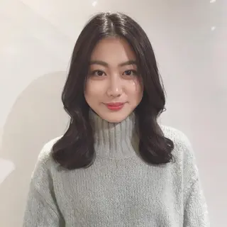 ミディアム カラー ヘアアレンジ 柔らか垢抜けｶﾗｰと ｶｯﾄ🫧ASUKAのヘアスタイル