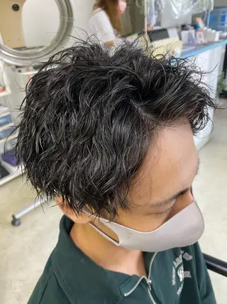 ショート パーマ メンズ imaizumi takuyaのヘアスタイル