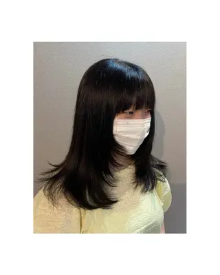 ロング カラー 🎀レイヤーカット/ 艶カラー/ﾕｶ🎀のヘアスタイル