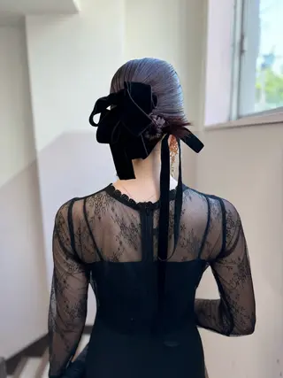 ミディアム オカモト ミユウのヘアスタイル