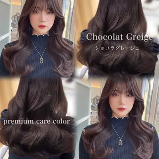 ロング カラー 🇰🇷韓国風くびれ ヘア🇰🇷中村優大のヘアスタイル