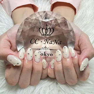 ネイル CC  NaNa ワンホンネイル🌙Nのネイルデザイン