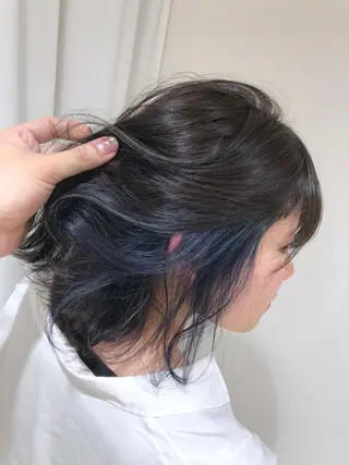 ミディアム 境 健助のヘアスタイル