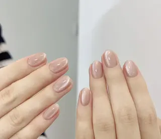 ネイル By moonネイル 🌷ワンホン/韓国風のネイルデザイン