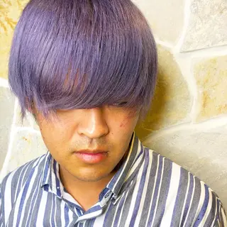 ショート カラー メンズ 川口髪質改善ウルトワ 🌈毛島健樹🌈のヘアスタイル