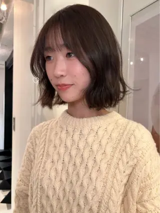 ショート rizu🤎/ ボブ /ブラウンカラーのヘアスタイル