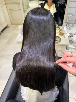 セミロング 🟠髪質改善縮毛矯正 YUTO🟠のヘアスタイル