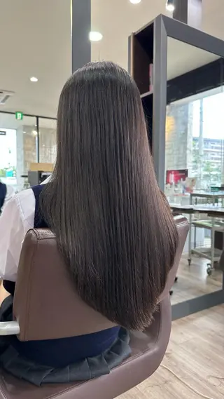 ロング たなか りなのヘアスタイル
