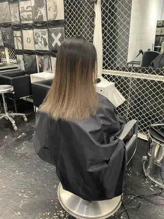 ロング カラー パーマ ヘアアレンジ メンズ ブリーチ　ハイトーン 特化🌈フジタハルキのヘアスタイル