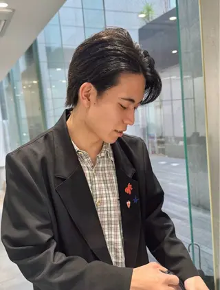 メンズ 艶髪/透明感カラー /ゼンのヘアスタイル