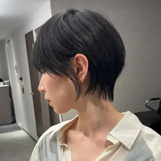 ショート 結べるレイヤーカット /カラー/あさかのヘアスタイル