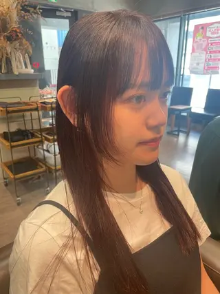 セミロング PANOLA下北沢 中川夢菜のヘアスタイル