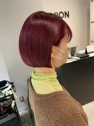 ショート カラー ブリーチ👩🦳/ ✂︎MANAMIのヘアスタイル