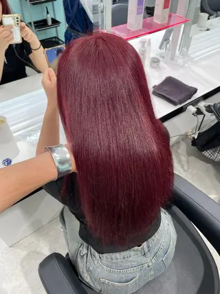 ロング カラー 履歴修正屋さん／ ブロンド／ホワイトのヘアスタイル