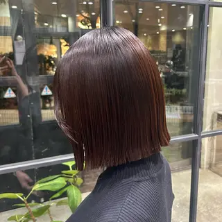 ミディアム カラー nana/ボブ/ レイヤー/梅田のヘアスタイル