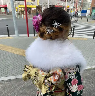 ヘアアレンジ ☪︎⋆ hair & eye yuka˚✩のマツエク・マツパデザイン