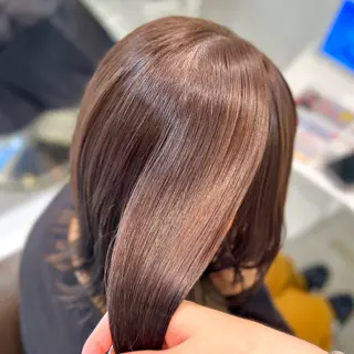 ミディアム カラー Yuka/Aujua ソムリエ/髪質改善のヘアスタイル