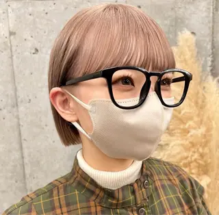 ショート カラー 店長/髪質改善 艶カラー/清水祥偉のヘアスタイル