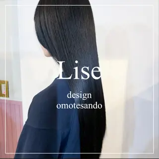 ロング カラー パーマ ヘアアレンジ メンズ 表参道Lise おおいしおりのヘアスタイル