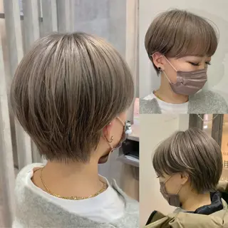ショート カラー B E C H I C O〔べち子〕のヘアスタイル