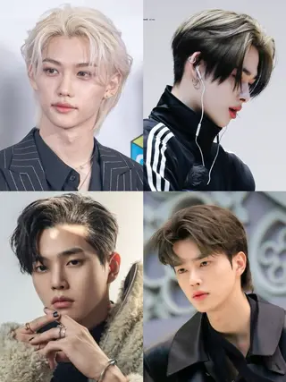ショート カラー メンズ 岩佐 柚太のヘアスタイル