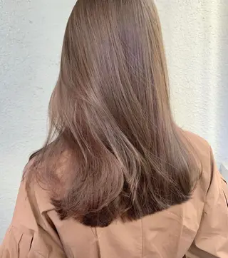 カラー レイヤーカット🍏 オリーブ/ののかのヘアスタイル