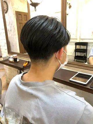 ショート メンズ 鷺沼駅徒歩1分 キシタクのヘアスタイル