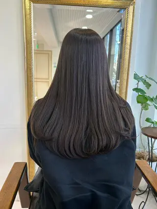 ロング カラー 透明感カラー 古山 結季🌙🖤のヘアスタイル