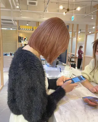 ミディアム カラー “ミニモ最高評価獲得 “代表"Kohei"のヘアスタイル