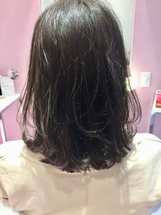 ミディアム 所渉/韓国レイヤー /ウルフカットのヘアスタイル