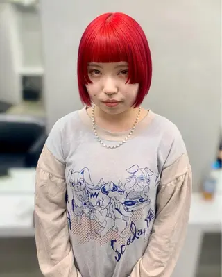 ショート カラー ヘアアレンジ 個性爆弾💣 ダブルカラー/ゆかのヘアスタイル