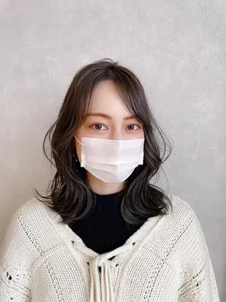 ミディアム カラー Kojima 髪質改善ケアサロン*のヘアスタイル