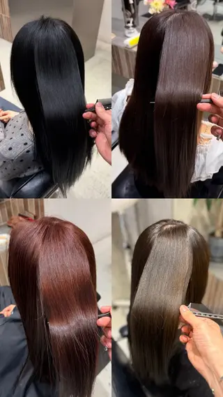 ロング 🫧透明感カラー/ 髪質改善/縮毛/🫧のヘアスタイル