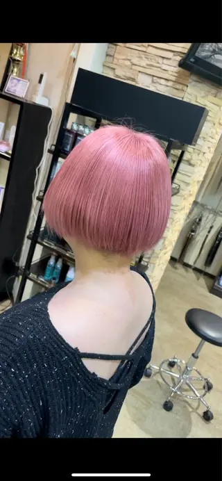 ショート カラー ヘアアレンジ PSY【サイ】 /池袋/RYUSEIのヘアスタイル
