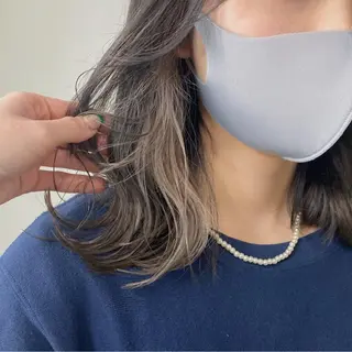 ミディアム カラー Hatanaka Airiのヘアスタイル