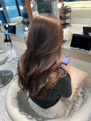 ロング 博多ベージュ 🐻松井傑のヘアスタイル