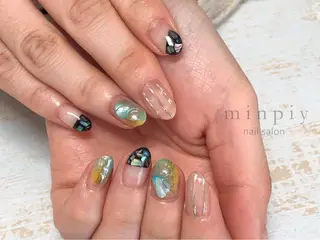 ネイル 𖡼 yumenoのネイルデザイン