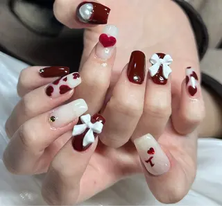 ネイル Horie 雪のネイルデザイン